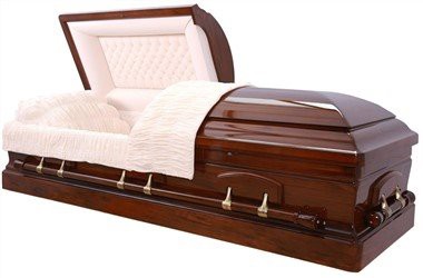 Parliament Walnut Wood Casket